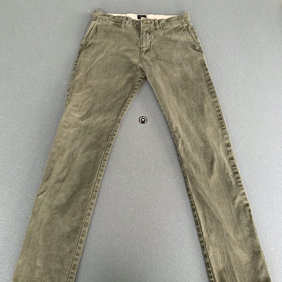 J. Crew 484 Slim-Fit stretch Chino Green 29 x 32 - Picture 1 of 3